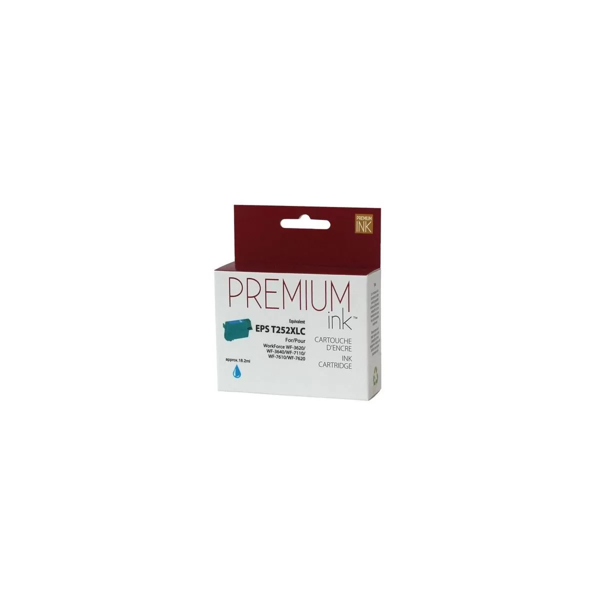 Preimum ink compatible T252XL Cyan