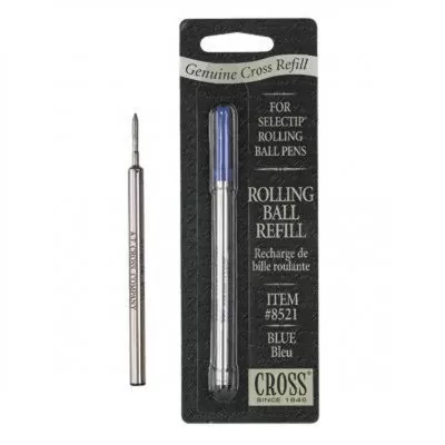 Recharge pour stylo à bille roulante Cross®, 1/Paquet, bleu