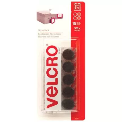 Attaches Velcro® Ronds, 5/8", 15/pqt