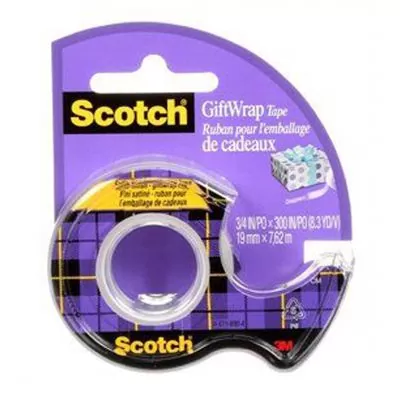 Ruban pour l’emballage de cadeaux Scotch®, 11-C, 19 mm x 7,62 m (3/4 po x 8,3 v)