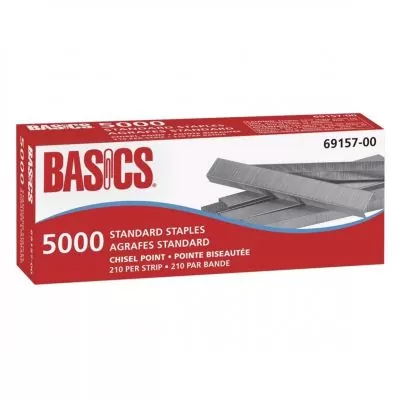 Agrafes standard de Basics®, Boîte de 5000